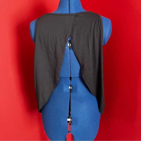 Fabletics “Millie” Open Back Athletic Tank Top, Black - Picture 7 of 11